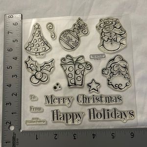 Christmas Greetings D1178 stamp set